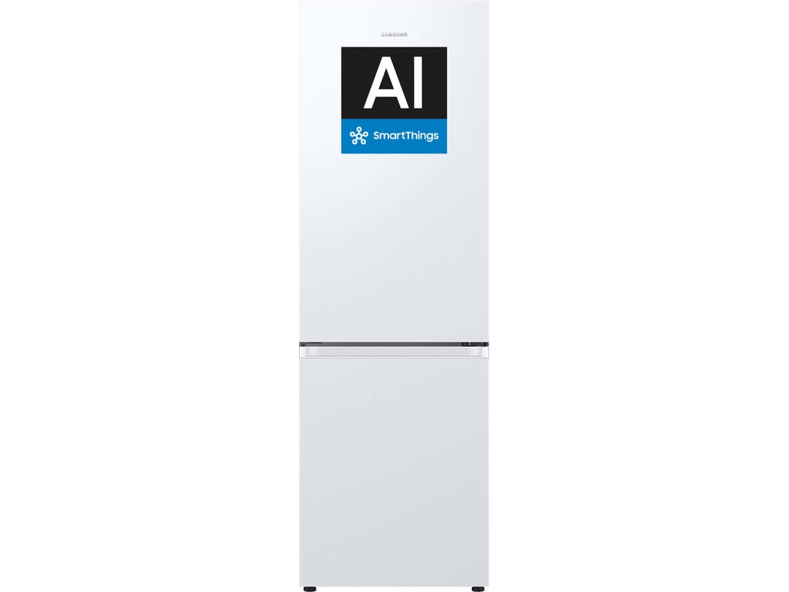 Frigorífico Combi SAMSUNG Smart RB34C600DWW/EF (No Frost - 185.3 cm - 344 L - Blanco)