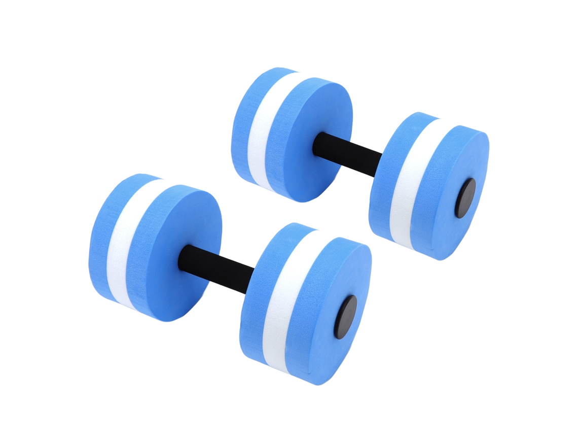 2 Mancuernas Flotantes De Eva Para Yoga, Ejercicio Y Fitness, Color Azul, Para Hombres, Mujeres Y Niños.