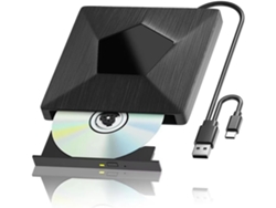 Unidad Externa De Disco Óptico Blu-ray 3d Portátil Para Bd/cd/dvd En Pc Y Ordenador