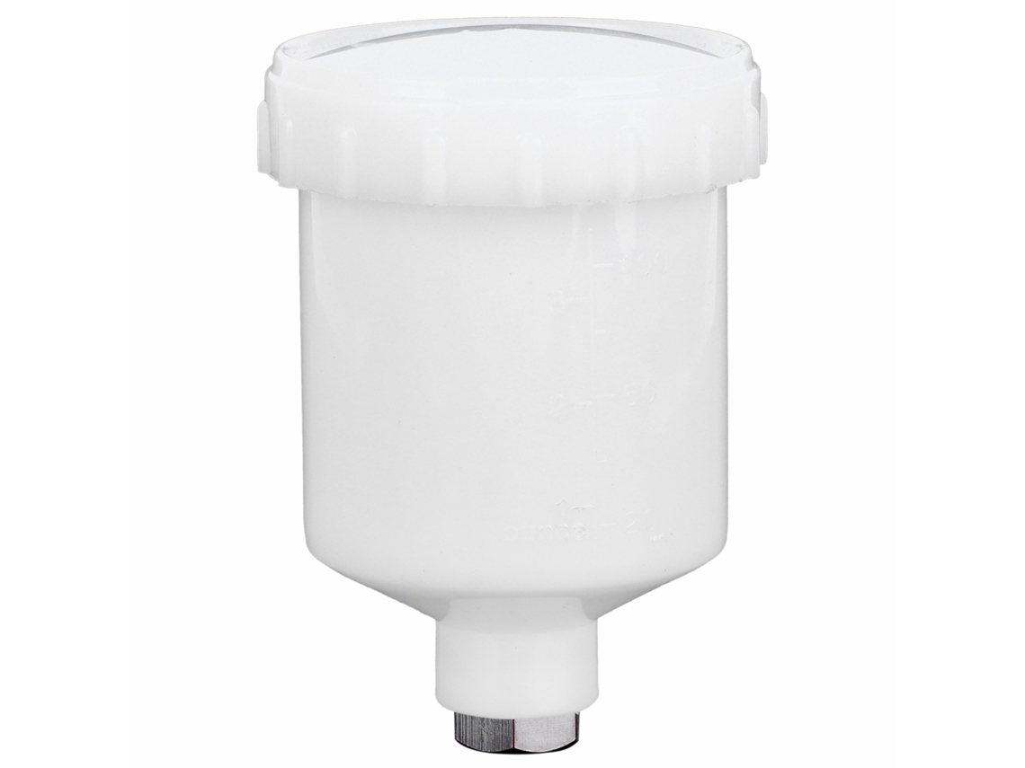 Vaso De 125 Ml Para Pistola De Pintura Con Accesorio De Pulverización De Rosca Hembra De 15 Mm