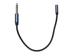 Adaptador De Auriculares Estéreo De 6,35 Mm Macho A 3,5 Mm Hembra Para Amplificador De Guitarra Y Piano, 30 Cm (1 Pie)