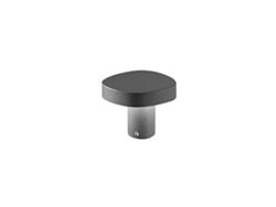 Baliza LED de exterior Ciottolo IP54 7W 3000K Diseño moderno de aluminio para jardines y caminos 10 cm Gris oscuro Zafferano