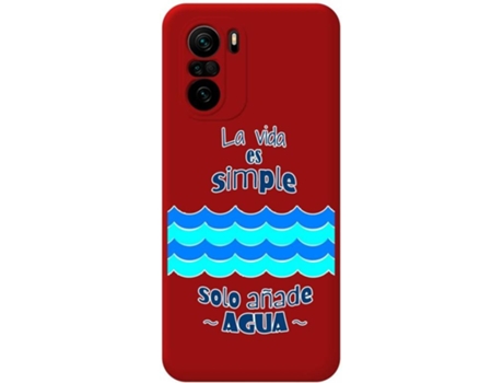 Carcasa Xiaomi Mi 11i 5G TUMUNDOSMARTPHONE Agua Rojo