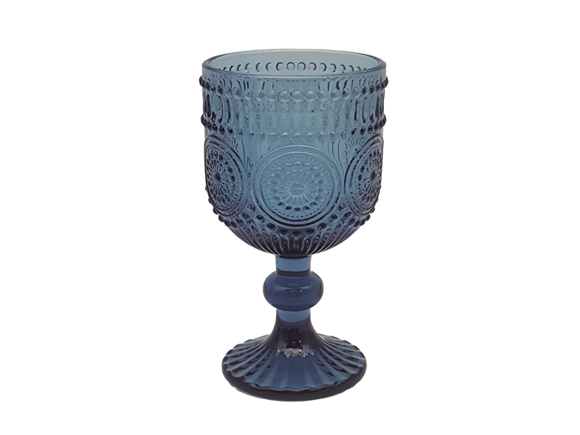 Juego de 6 vasos My Glass Girasol 230 ml Azul
