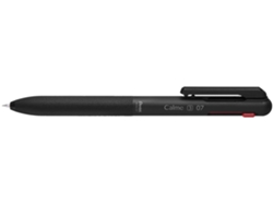 Bolígrafo Retráctil Multicolorida PENTEL Calme-3 Negro