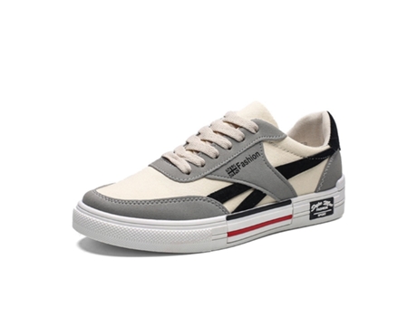 Zapatillas para Hombre SLOWMOOSE lona vulcanizados con Cordones Negro (39)