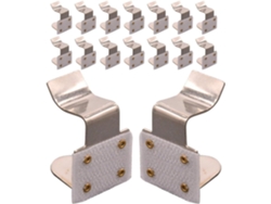 20 Soportes Metálicos Para Manteles, Fabricados En Hierro Con Mango Reforzado Y De Fácil Instalación, Para Manteles,