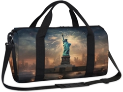 Bolsa Deportiva Diseño Paisaje Ciudad Nueva York Bolsa Fin Semana Viaje Informal Para Niños Niñas Mujeres H