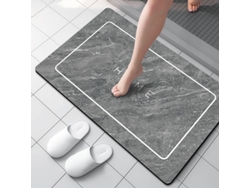 Alfombra de Baño LUUCOZK Antideslizantes Absorbentes Decoración Baño Secado Poliéster Multicolor (60x90cm)