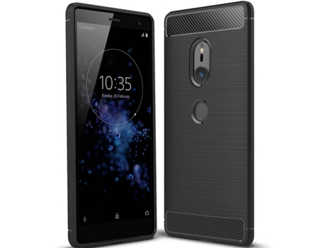 Carcasa Sony Xperia XZ2 Multi4you Gel TPU Carbono Negro