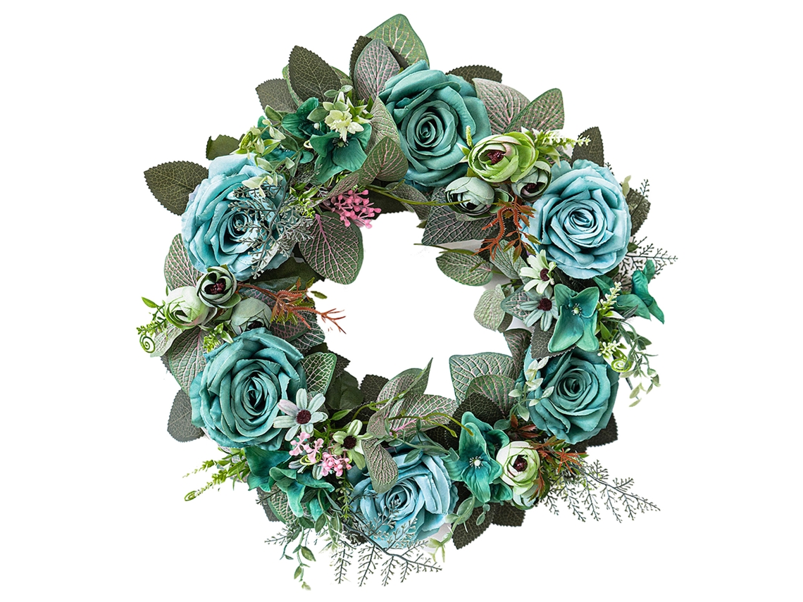 Guirnalda de rosas artificiales para decoración de puertas y paredes