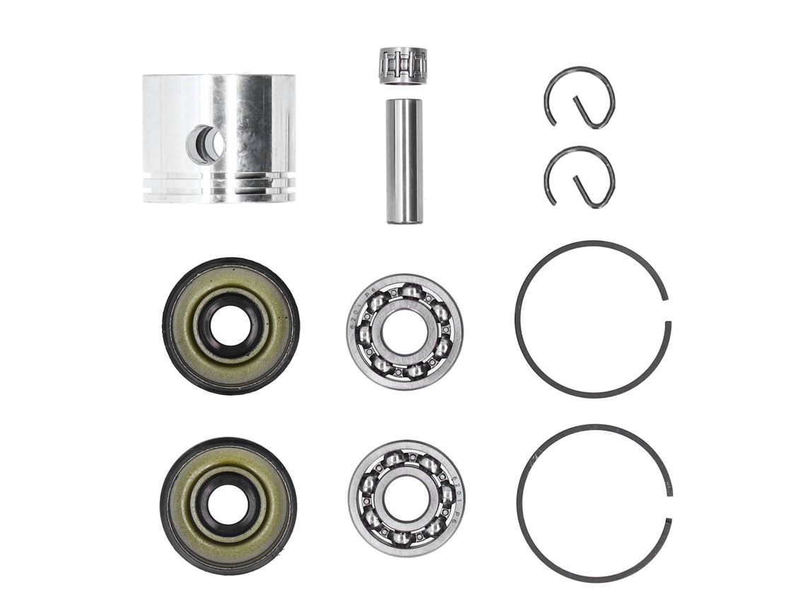 Kit De Cojinetes De Pistón Y Cigüeñal Para Accesorios De Motosierra Poulan 220 221 260 1950 2150 2250 2450 2550