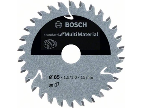 Disco de Sierra Circular BOSCH Standard para Multimaterial Para Sierras a Batería 85x1.5/1x15 T30