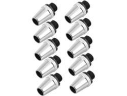 Paquete De 10 Clips De Tornillo Cromados Para Cables Y Prensaestopas Para Luces De Techo.