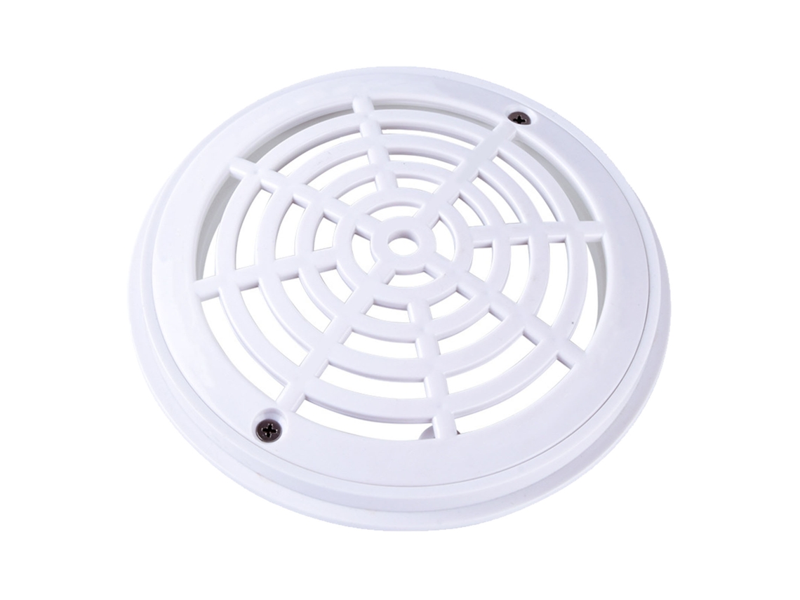 Tapa Redonda Para Desagüe Principal De 203 Mm, De Abs Resistente, Para Piscinas Y Parques Acuáticos.
