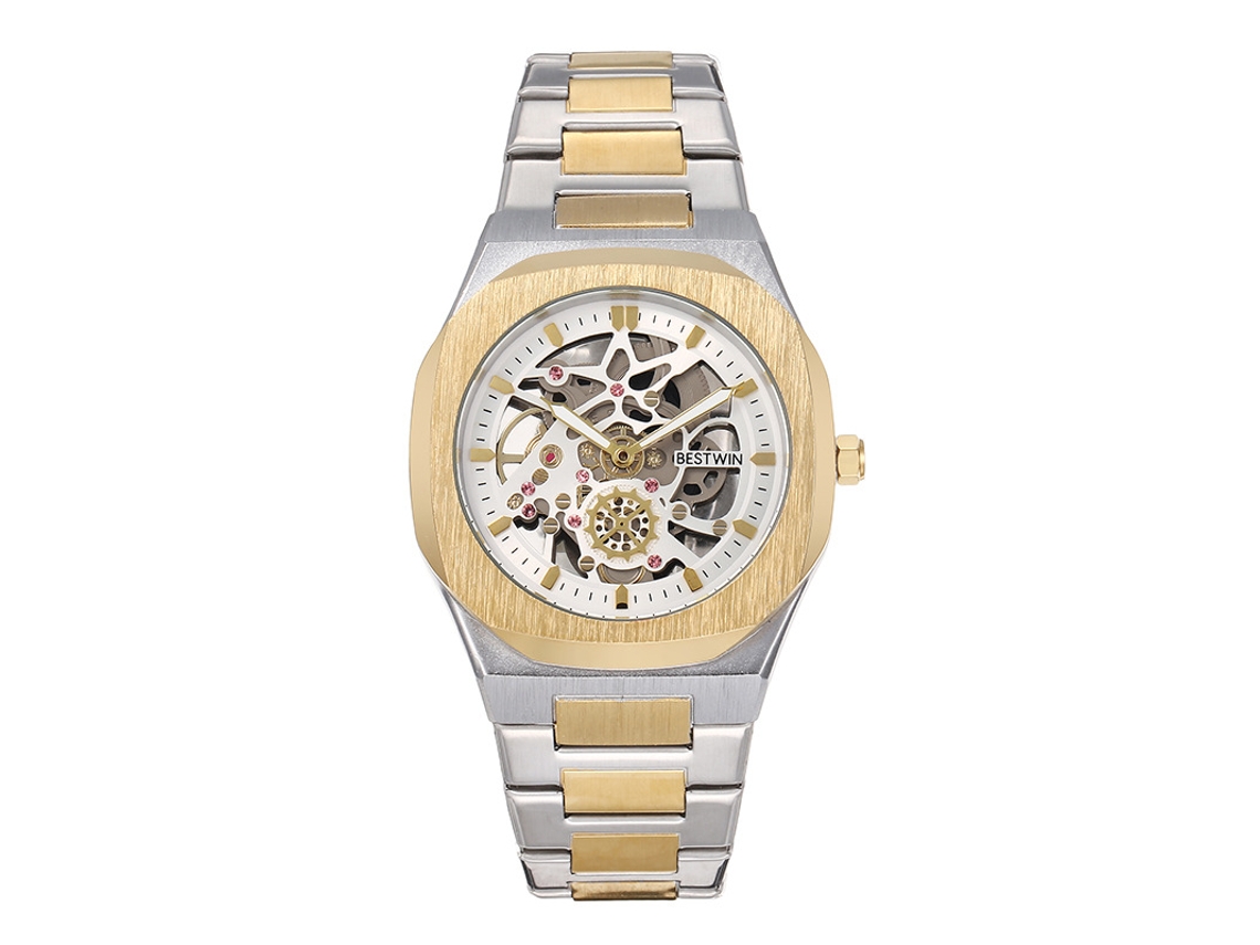 Reloj De Moda (blanco) Reloj Mecánico De Imitación