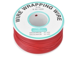 NEVEANCE Filo Rojo para Placa de Circuito Impreso 30AWG 300m Anti-Oxidación Reparaciones con Cable de Punto