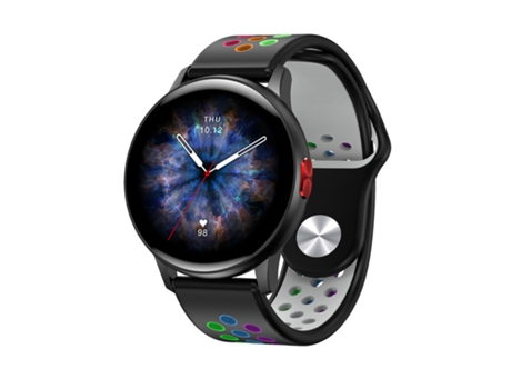 Smart Watch da donna, impermeable IP67, chiamata Bluetooth, Negro BISBISOUS