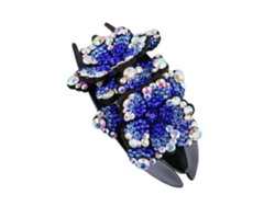 Pinza Para El Cabello Con Piedras Rhinestone Y Cristal Para Mujeres Y Niñas Accesorios De Pelo Elegantes Para Cabello Grueso Y Largo