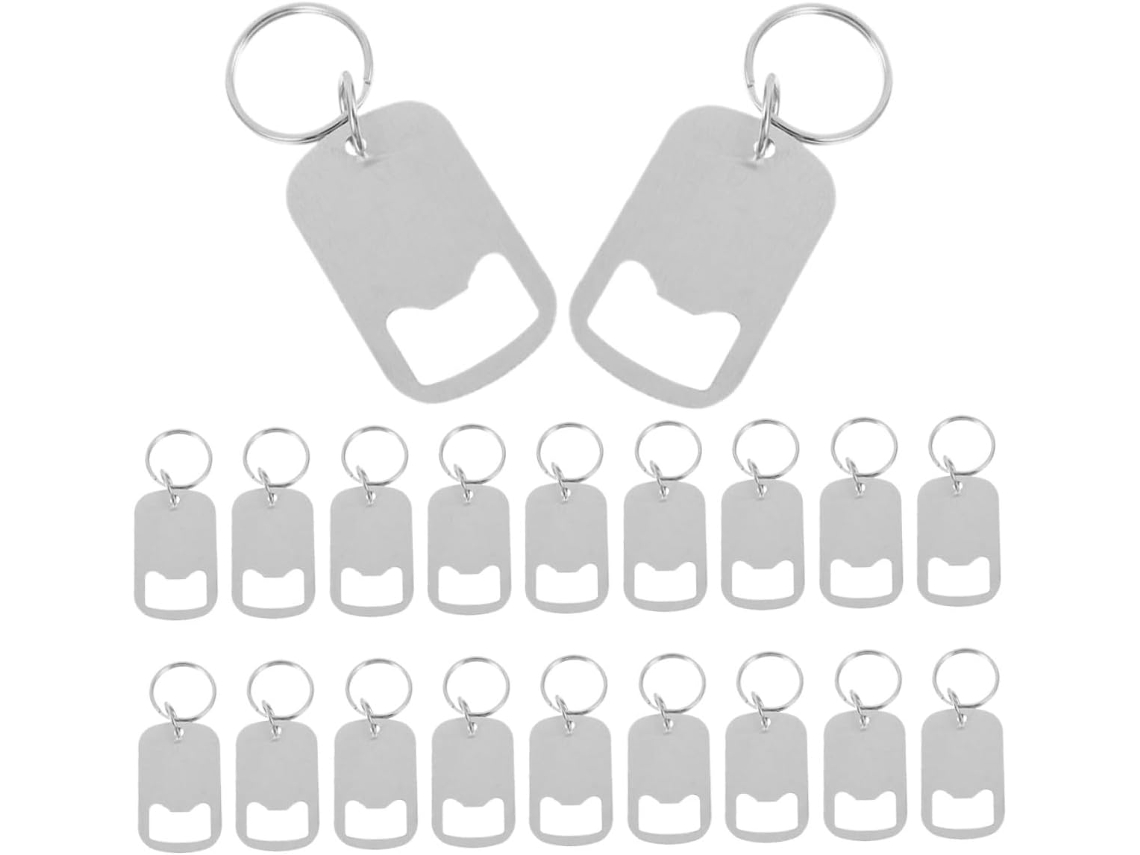 Abrebotellas llavero: Ideal para abrir botellas de cerveza, refrescos y otras bebidas.