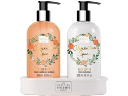 Conjunto Cremas de Manos SCOTTISH FINE SOAPS Gift Set Spiced Apple (600 ml)