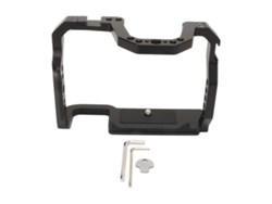 Jaula de aluminio para cámaras 70D y 80D con zapata fría y sistema Arcade, soporte para cámara