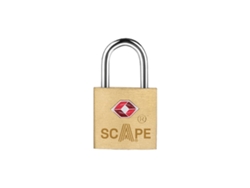 Encadenado con llave SCAPE TRAVEL Rectangular Latón