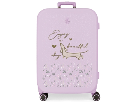 Maleta de Viaje Mediana ENSO Beautiful Day Morado (48x70x28cm - 79 L)