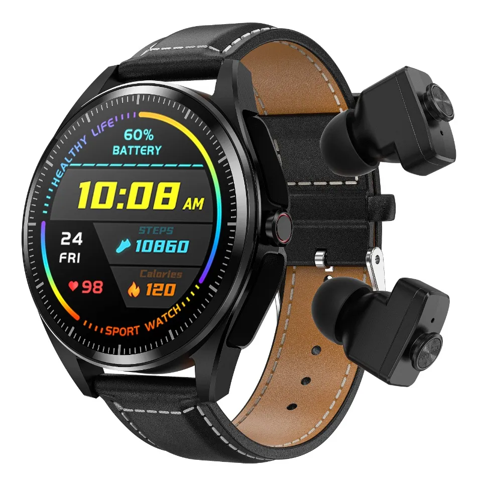 Reloj inteligente 4G con auriculares para mujer y hombre (vayotoy)