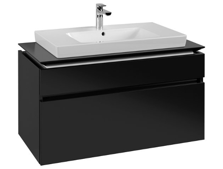 Módulo de lavabo Villeroy &amp Boch Legato B695 1000x550x500mm centrado en el lavabo
