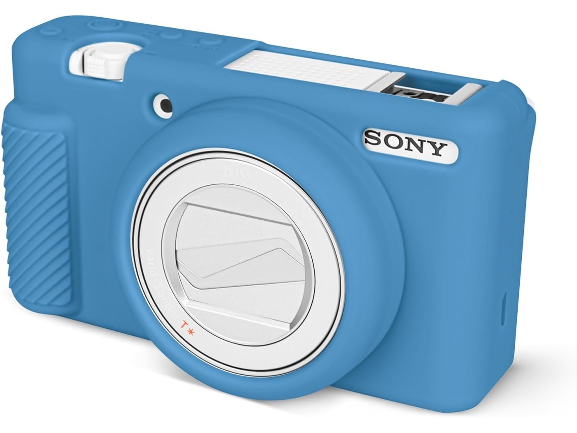 Funda Eifson Para Sony Zv 1f / Zv-1 Ii, De Silicona Suave Con Protector De Pantalla Antiarañazos (compatible, Azul)