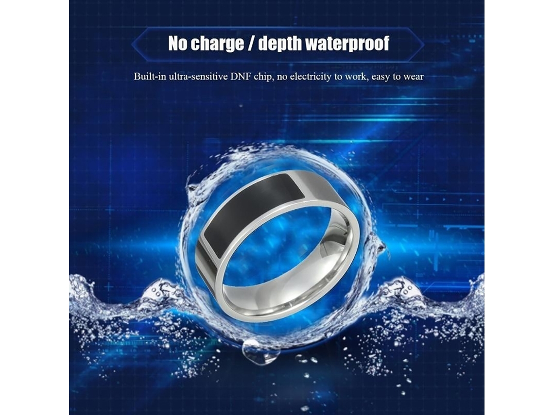 Anillo Inteligente Nfc Multifuncional, Resistente Al Agua, Smart Wear, Acero Inoxidable.