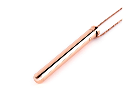 Bala Vibradora Le Wand Necklace Colgante Rosa Dorado