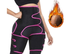 Faja reductora de cintura alta y muslos para mujer, talla grande