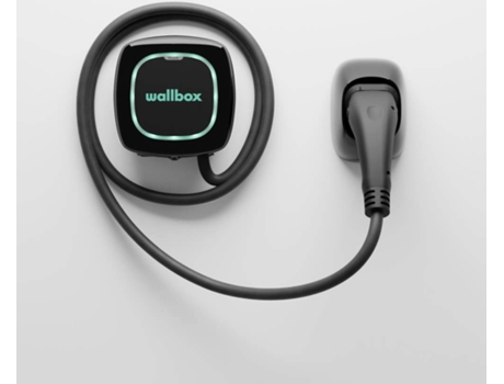 Cargador de Vehículo Eléctrico Pulsar Plus WALLBOX Tipo 2 5m 22kW Negro