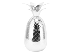 Coctelera De Acero Inoxidable Con Forma De Piña, 500 Ml, Superficie Pulida, Para Bar Y Hogar, Color Plata.