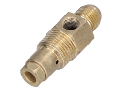 Válvula de retención metálica para compresor de aire, recta, unidireccional, accesorio de repuesto, 21 mm x 16 mm x 10 mm