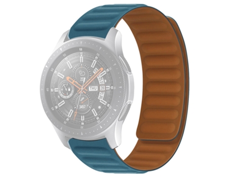 Correa de Silicona 20mm magnético para Samsung Galaxy Watch4 40mm/44mm/Garmin Venu 2 Plus - océano azul