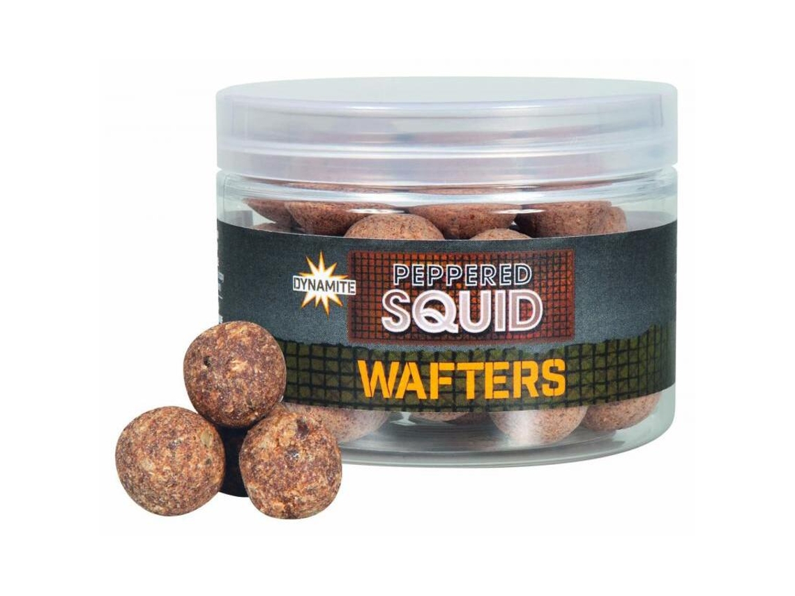 Boilies DYNAMITE BAITS Peppered Squid Wafter