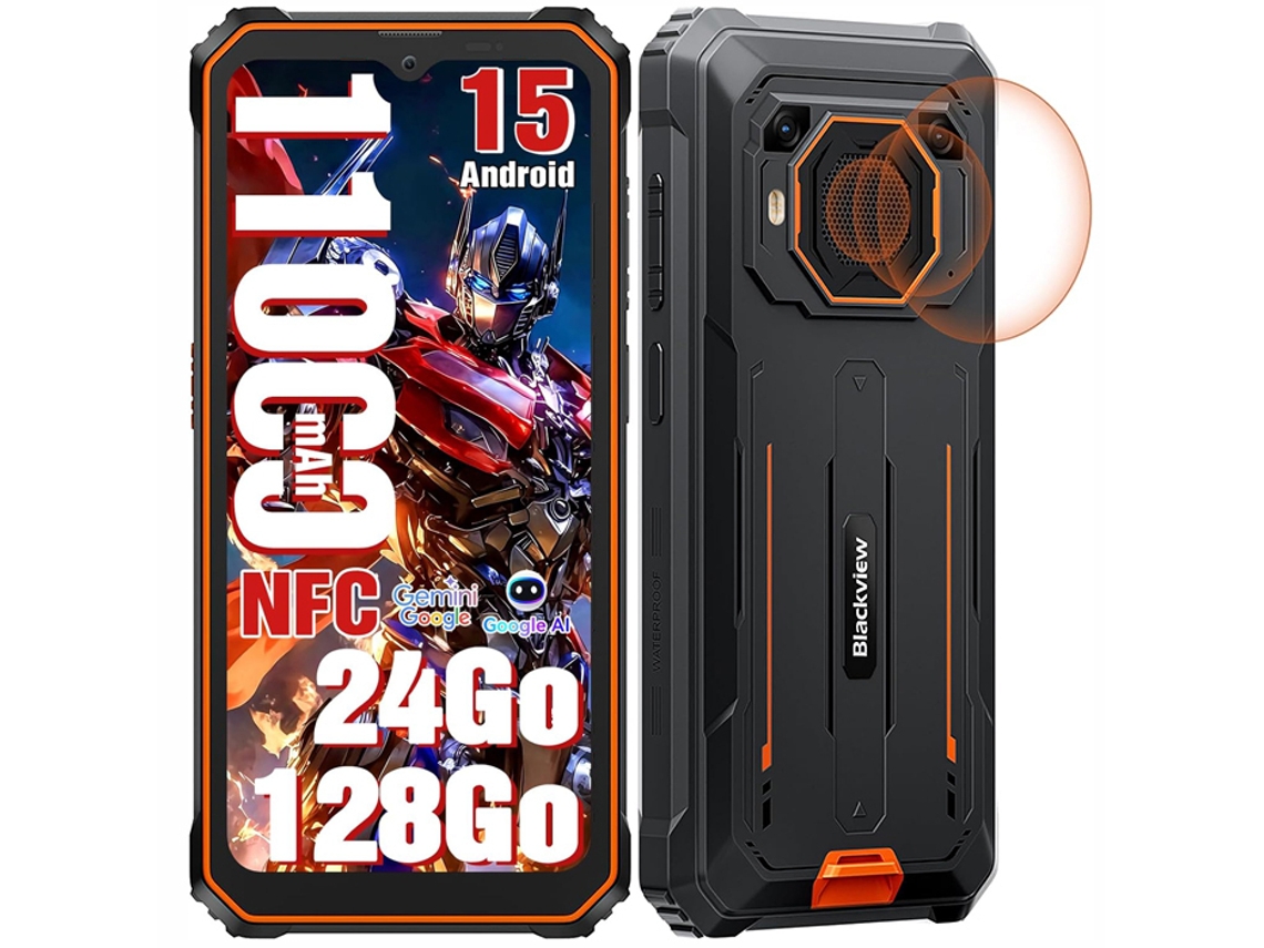 Smartphone BLACKVIEW BV6200 Plus (6.56'' - 24 GB - 128 GB - Naranja)