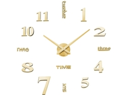Reloj De Pared Decorativo 3d Diy Sin Marco Con Elegante Efecto Espejo Para El Hogar.