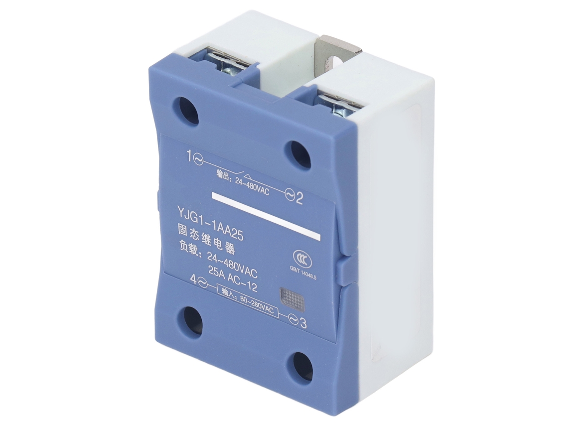 Relé Monofásico De Estado Sólido Para Corriente Alterna, Control De Ca, Regulador De Voltaje, Entrada De 80-280 V, Salida De 24-480 V, 25 A