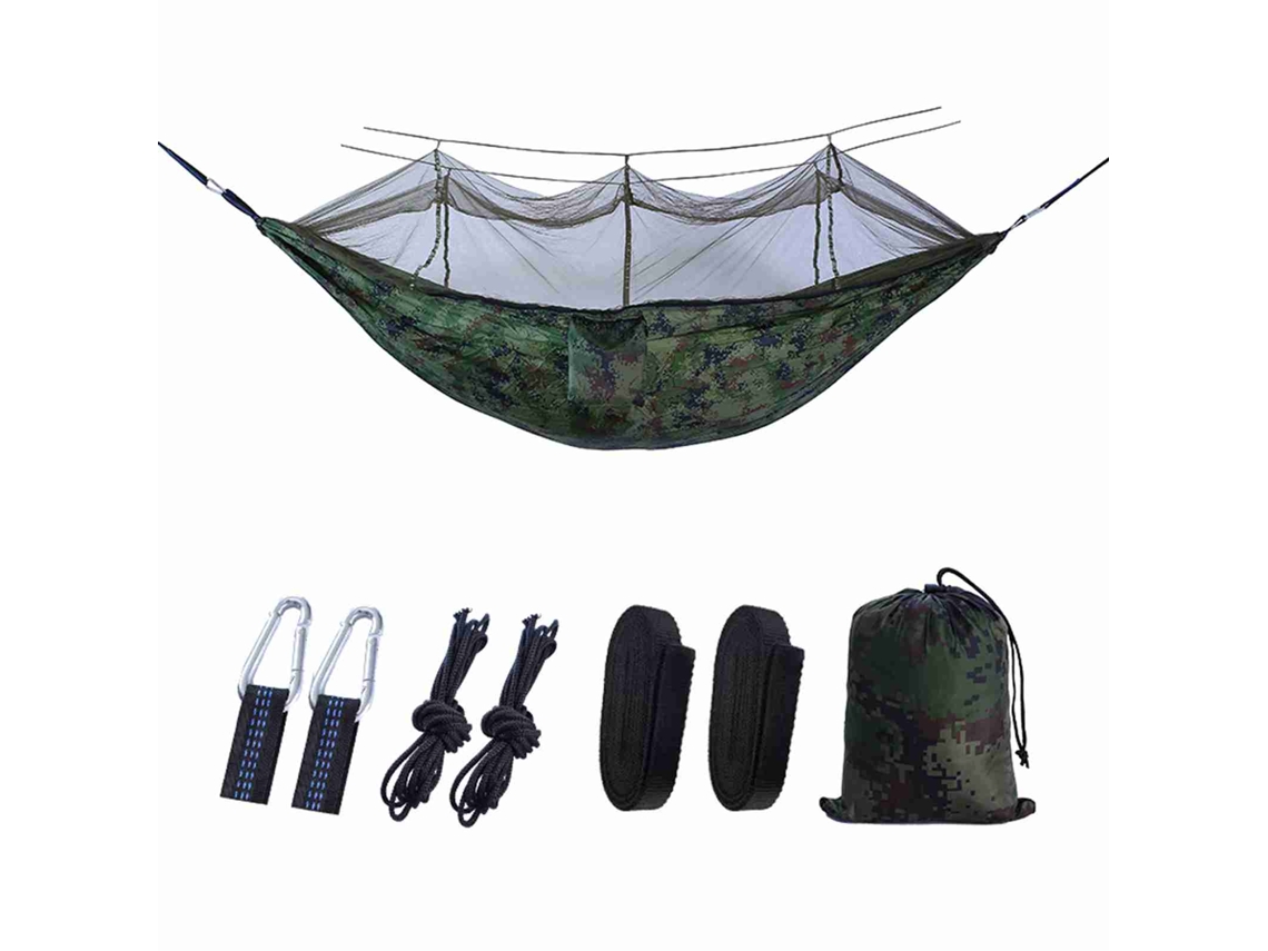 Hamaca Automática De Apertura Rápida Con Mosquitera Portátil Antienrollamiento Para Acampar Al Aire Libre.