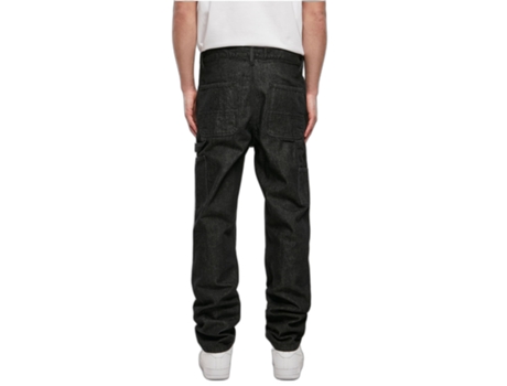 Pantalones Vaqueros para Hombre URBAN CLASSICS (34 - Negro)