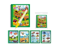 Libro Para Colorear Reutilizable (vehículo), Libro Mágico De Acuarela, Juguete Para Niños