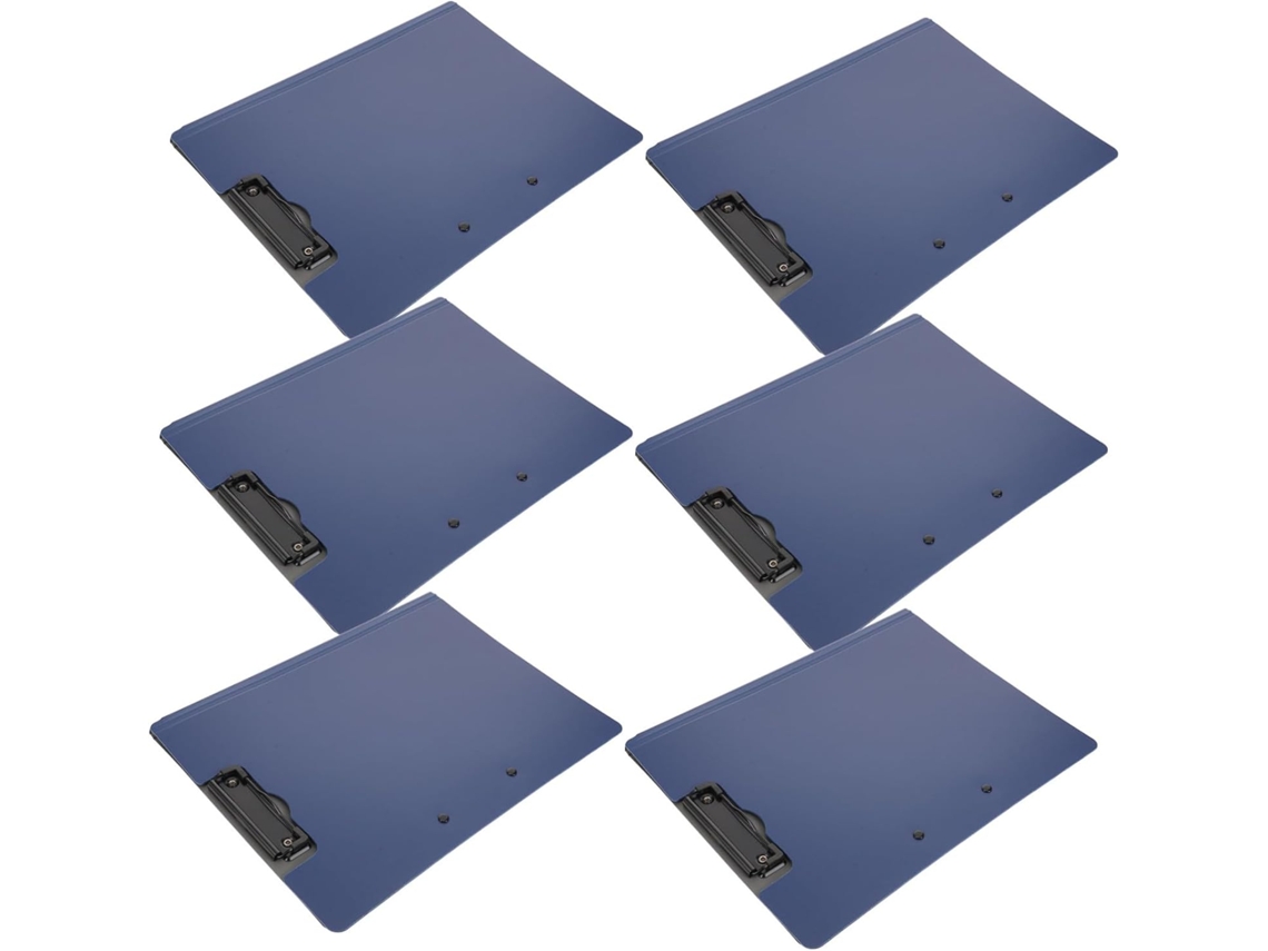 Juego De 6 Portadocumentos Multifuncionales Con Clips Dobles Horizontales Y Verticales.