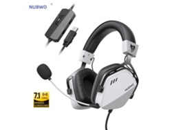 Fone de Ouvido para Jogos, Som Surround e Microfone com Cancelamento de Ruído, Conexão com Fio MDUG