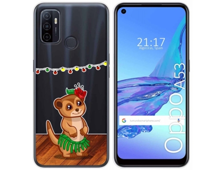 Carcasa Oppo A53 / A53s TUMUNDOSMARTPHONE Dibujos Transparente Multicolor