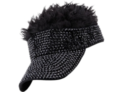 Gorra de béisbol elegante con apliques de pedrería SFUSHOS