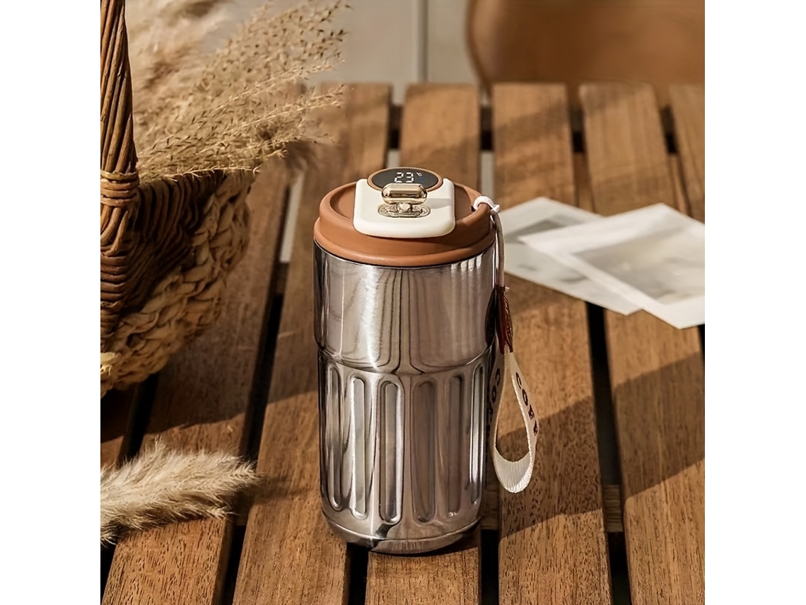 Nueva Taza De Café De Acero Inoxidable Con Aislamiento Térmico: Una Jarra Térmica Portátil Para Uso En Exteriores Que Mantiene Las Bebidas C